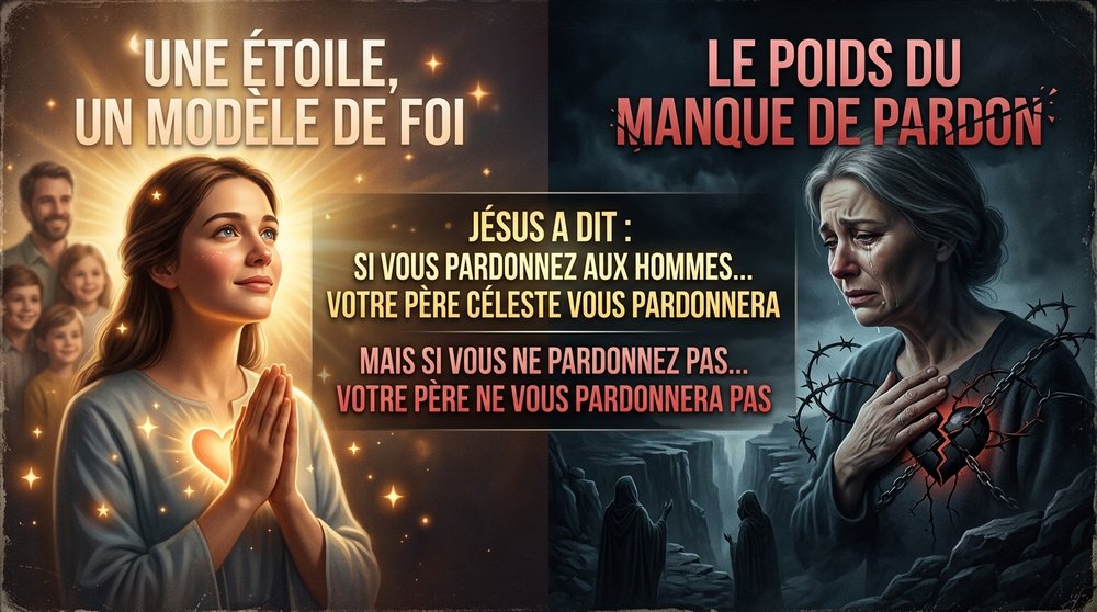 Marie, une étoile et un modèle de foi, puis le poids du manque de pardon